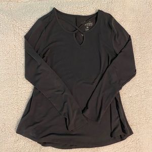 Bitter sweet cross front shirt